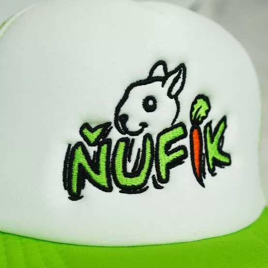 Kšiltovka Ňufík zelená