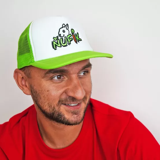 Kšiltovka Ňufík zelená