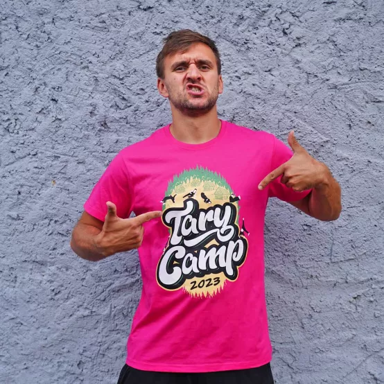 Tričko Tary Camp 2023 Růžové