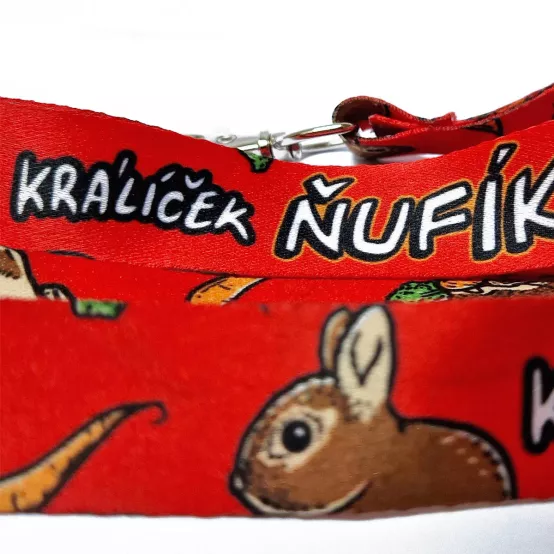 Šňůrka na krk Ňufík Mrkvičky