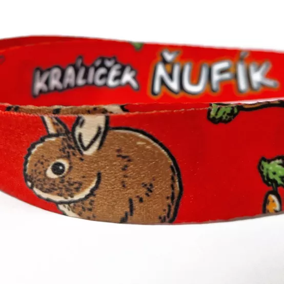 Šňůrka na krk Ňufík Mrkvičky