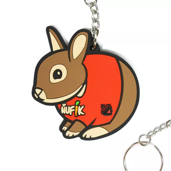 Přívěsek na klíče Králík Ňufík
