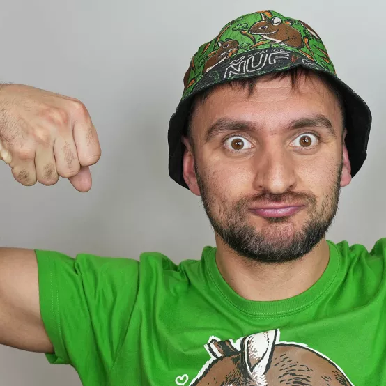 Klobouček Králík Ňufík dětský