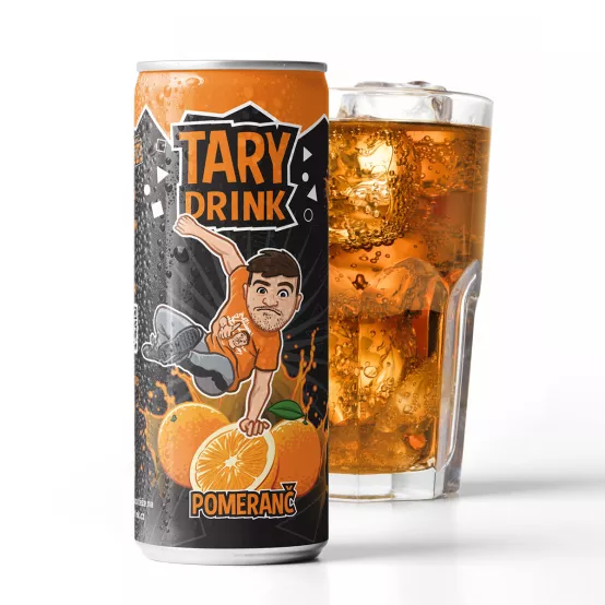 Tary Drink Pomeranč 250ml – Karton (24 ks)