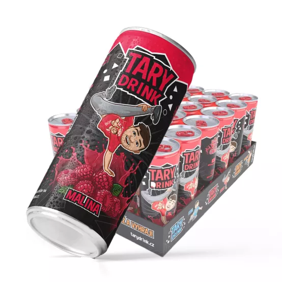 Tary Drink Malina 250ml – Karton (24 ks)