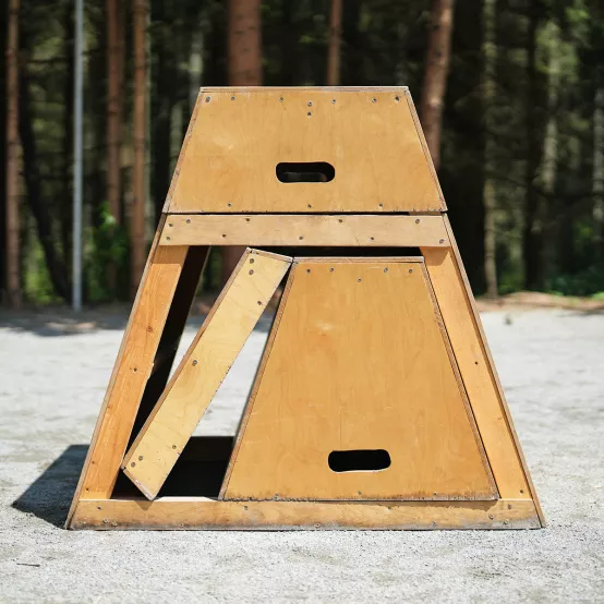 Set 4 Vault boxes, překážka na parkour (použité)