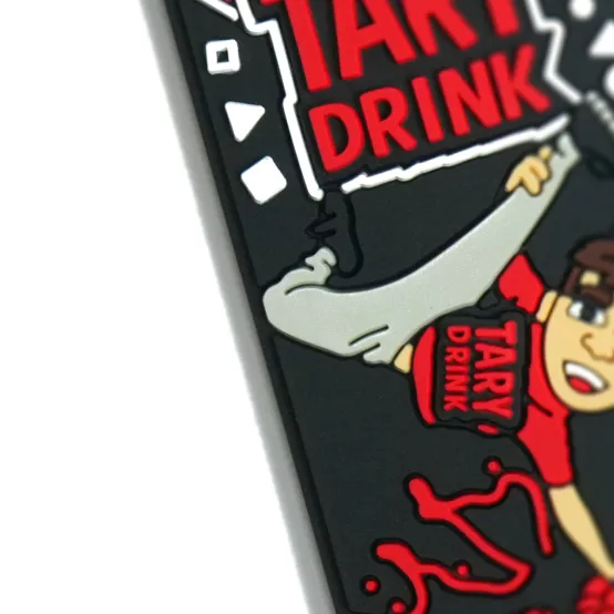 Přívěsek na klíče Plechovka Tary Drink Malina