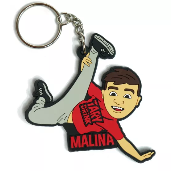 Přívěsek na klíče Postavička Tary Drink Malina