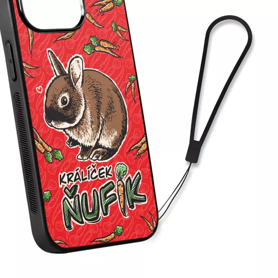 Kryt na mobil Králík Ňufík Červený