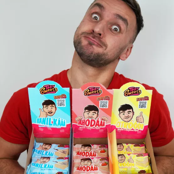 Citrónové oplatky Tary Sweets, 40g