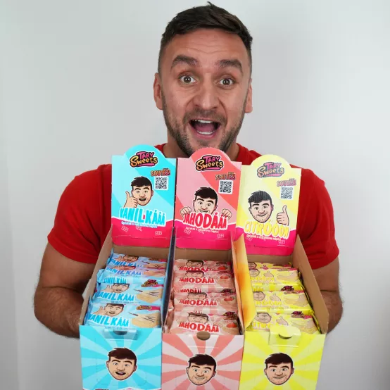 Jahodové oplatky Tary Sweets, 40g