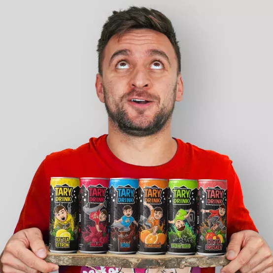Tary Mega Mix, 6x Tary Drink, 3x Cukrová vata, 3x Oplatky