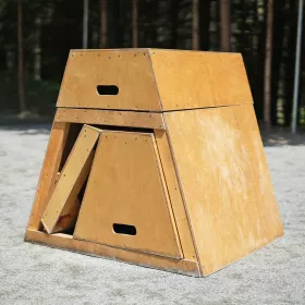 Set 4 Vault boxes, překážka na parkour (použité) pro parkour