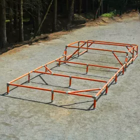 Low Rail box, překážka na parkour (použité) pro parkour