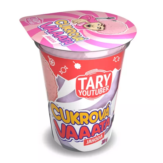 Cukrová Vata Tary Sweets, Jahoda 20g