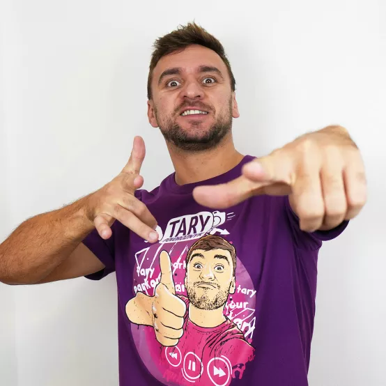 Tričko Tary Povoroznyk Purple