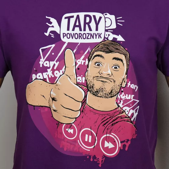 Tričko Tary Povoroznyk Purple