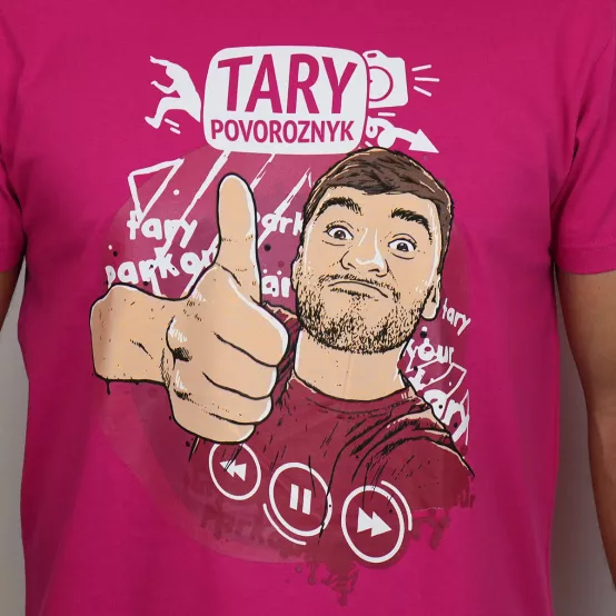Tričko Tary Povoroznyk Pink