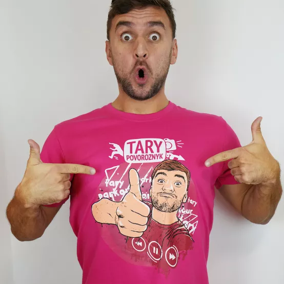 Tričko Tary Povoroznyk Pink
