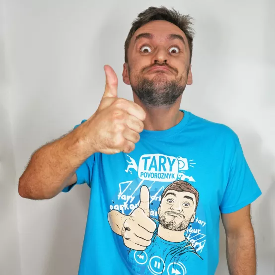Tričko Tary Povoroznyk Blue