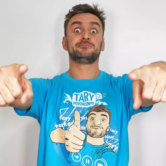Tričko Tary Povoroznyk Blue
