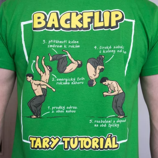 Tričko Naučíš mě Backo