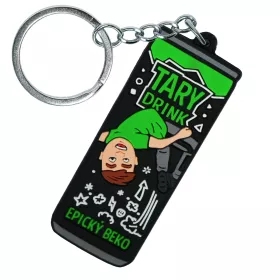 Oboustranný Přívěsek na klíče Tary Drink Epický beko pro parkour