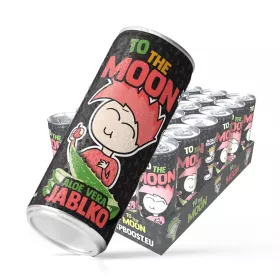 Moon Drink, Aloe Vera Jablko 250ml – Karton (24 ks) pro parkour