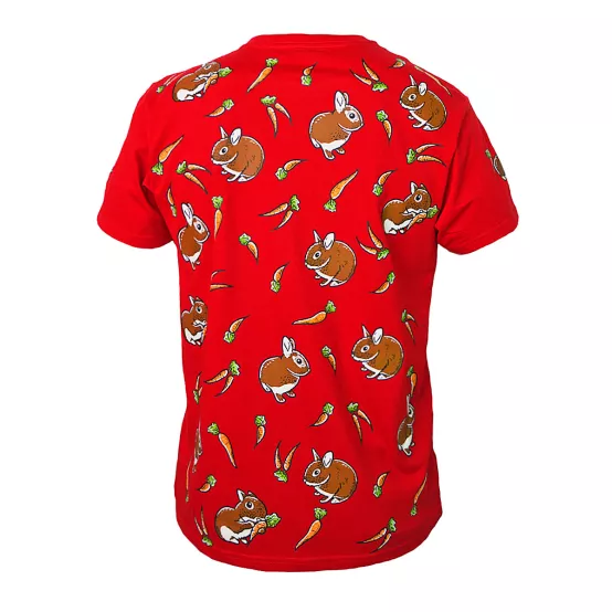 Tričko Ňufík Mrkvičková Mánie, Red