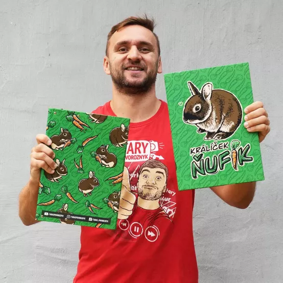 Box na sešity A4 Ňufík Mrkvičky