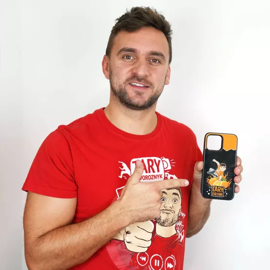 Kryt na mobil Tary Drink Pomeranč