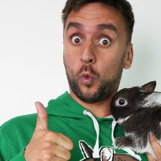 Mikina Králík Ňufík Green