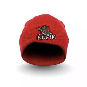 Zimní čepice Ňufík Red pro parkour