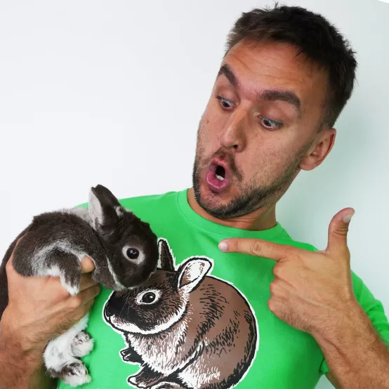 Tričko Králík Ňufík Green