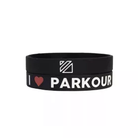 Náramek Miluju Parkour Černý pro parkour
