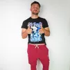 Tepláky Soul Červené, béžová výšivka