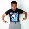 Tepláky Soul Šedý melír, modrá výšivka