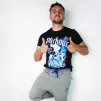 Tepláky Soul Šedý melír, modrá výšivka