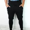 Tepláky Force Černé, šedé pruhy
