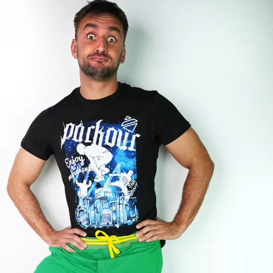 Tepláky Soul Zelené, žlutá výšivka