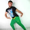 Tepláky Soul Zelené, žlutá výšivka