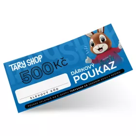 Dárkový poukaz Tary Shop.cz na nákup zboží v hodnotě 500 Kč pro parkour