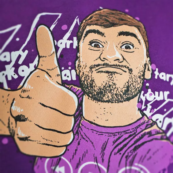 Mikina Tary Povoroznyk Purple